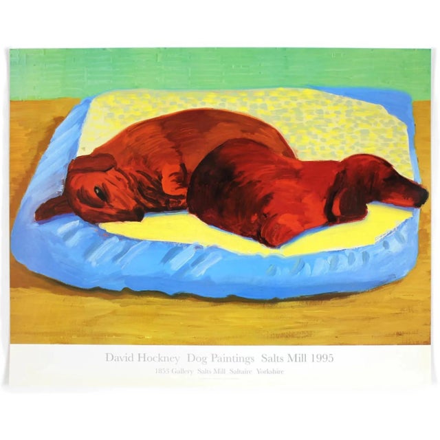 Contemporary David Hockney, Dog 38 and Dog 43, Paper, Set of 2 For Sale - Image 3 of 4