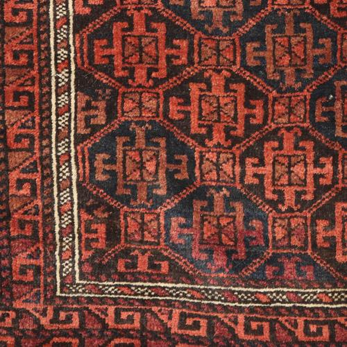 Middle Eastern Beluchi Rug in Wool For Sale - Image 5 of 8