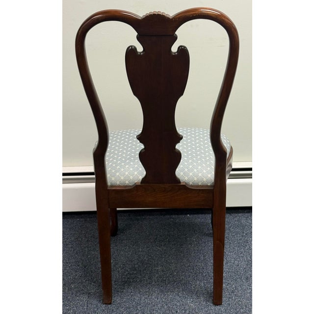 Vintage Pennsylvania House Solid Cherry Georgian Dining Chairs - Set of 6 For Sale - Image 11 of 12