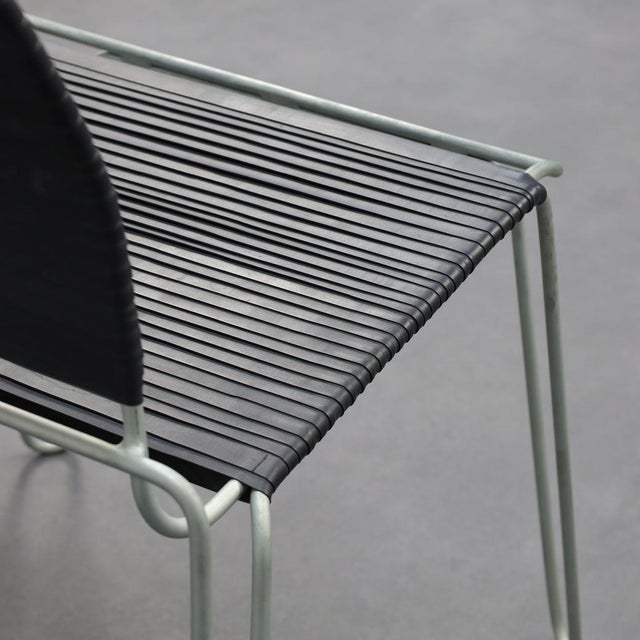 Metal Set of Rubber Band Chairs by Tom Dixon, 2000s For Sale - Image 7 of 9