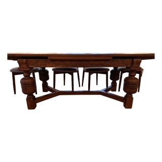 17th Century Jacobean Oak Refectory Table (C. Late 1800s-Early 1900s) For Sale