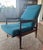 Guy Rogers “Manhattan” Reclining Lounge Chair — Afrormosia Teak, 1967, Restored For Sale - Image 4 of 7