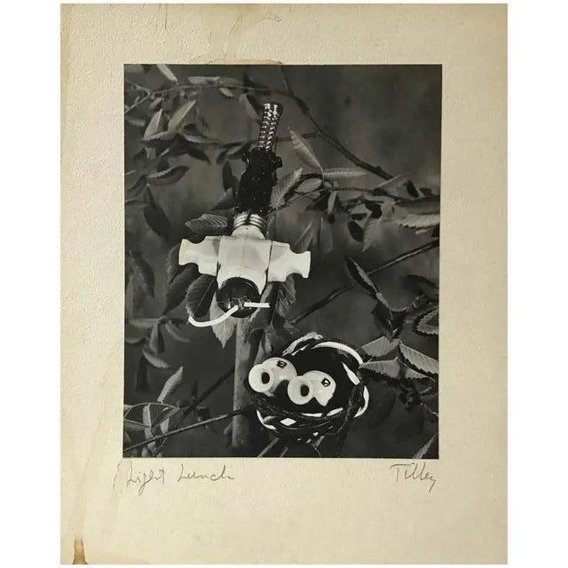 1950s Laurence Tilley Photograph Titled Light Lunch For Sale In New York - Image 6 of 6