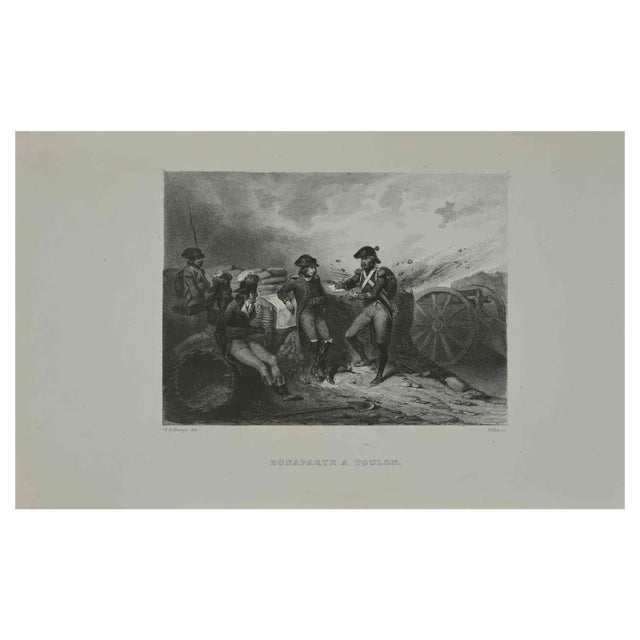 Pierre-Claude Gautherot, Bonaparte Toulon, 1837, Etching For Sale