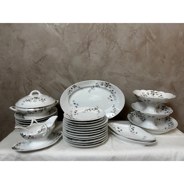 Dinner Plates from Limoges, 1900, Set of 27 For Sale - Image 11 of 16