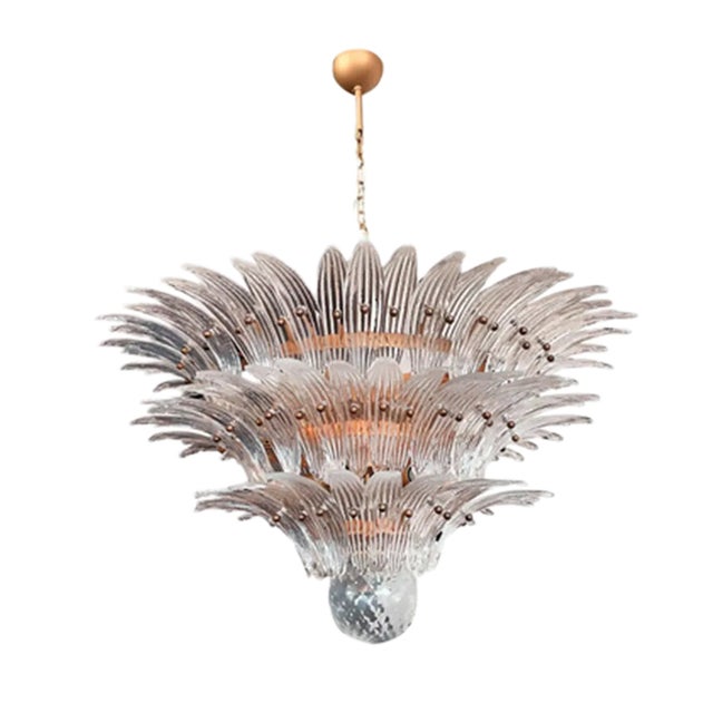 Italian Murano Glass Chandelier For Sale