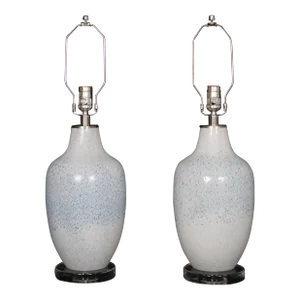 Mid 20th Century Seguso Style Murano Table Lamps - Set of 2