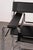 Pair of Late 20th Century Black Leather Wasilly Style Chairs, Not Labeled For Sale - Image 9 of 16
