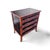 THEODORE ALEXANDER DECORATED BAMBOO LOW 4 DRAWER CHEST. A beautifully crafted Theodore Alexander four-drawer chest...