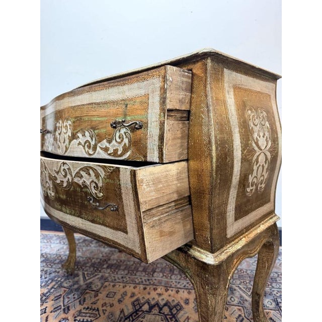 Hollywood Regency Hollywood Regency Bombe Chest of Drawers For Sale - Image 3 of 5