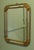 Glass French Art Deco Style Gilt Cushion Mirror, 1970 For Sale - Image 7 of 8