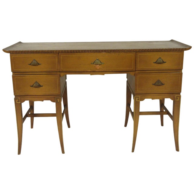 1940s Hollywood Regency Desk For Sale