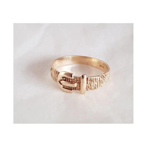 Vintage 9ct Yellow Gold Buckle Ring, 1982 For Sale - Image 10 of 18