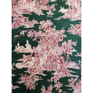 Vintage Mid Century F. Schumacher Fabric- 12+ Yards For Sale