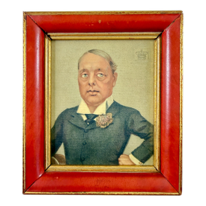 Framed Original Vanity Fair Caricature Litho, Lord Roseberry, 1901