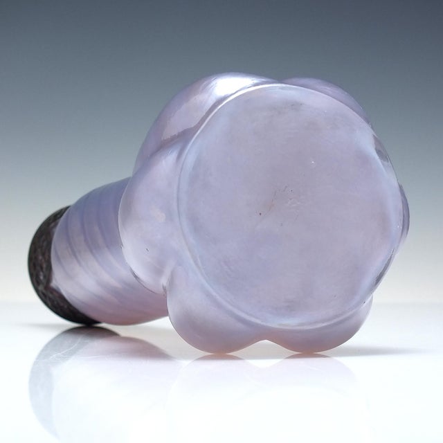 Art Nouveau Twist Glass Vase, 1890s For Sale - Image 5 of 6