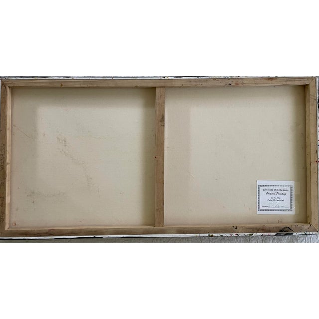 Figurative Abstract Painting, Peter Keil, 1974 For Sale - Image 6 of 7