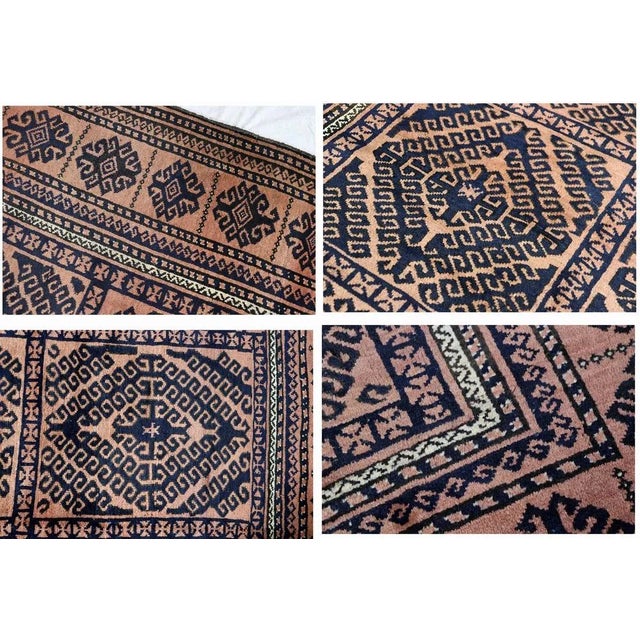 Vintage Hand-Knotted Rug, 1920s For Sale - Image 9 of 13