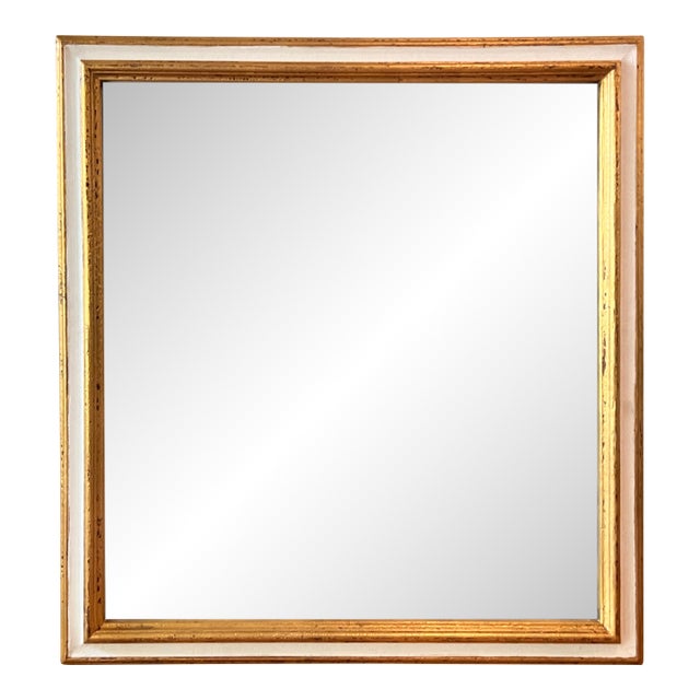 Vintage Mexican Hand-Carved Mirror For Sale