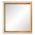 Vintage Mexican Hand-Carved Mirror For Sale