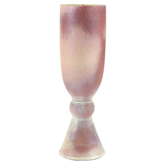 Goblet Ceramic Vase by Suzanne Ramié for Madoura, France For Sale - Image 9 of 9