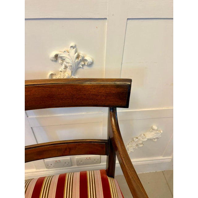 Antique Regency Mahogany Dining Chairs, 1830, Set of 8 For Sale - Image 13 of 18