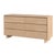 Cream Halmstad 62 in. W Rectangular Wood Panel 6 Drawer Dresser with Soft Close Drawers, Blonde Oak For Sale - Image 8 of 8