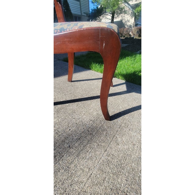 Six Early 20th Century Park Furniture Duncan Phyfe Style Dining Chairs For Sale - Image 15 of 16