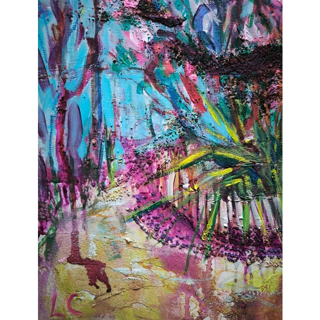 Linda Clerget, The Long-Awaited Magnolia, Mixed Media For Sale - Image 4 of 8