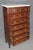 Early 20th Century Antique French Louis XVI Style Marble Top Brass Mounted 7 Drawer High Chest For Sale - Image 5 of 13