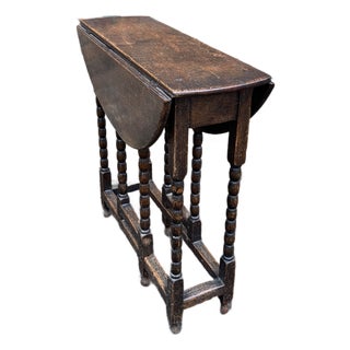 Antique English Gate-Leg Table For Sale