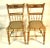 Wood Antique Peter Hunt Style Thumb Back Chairs - a Pait For Sale - Image 7 of 7