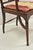 Early 20th Century Antique Art Nouveau Mahogany Tall Finial Parlor Side Chair After j.s. Henry For Sale - Image 5 of 12