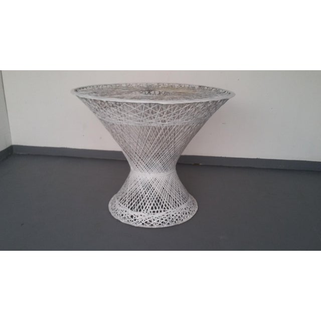 Russel Woodard Spun Fiberglass Patio Table Base | Chairish
