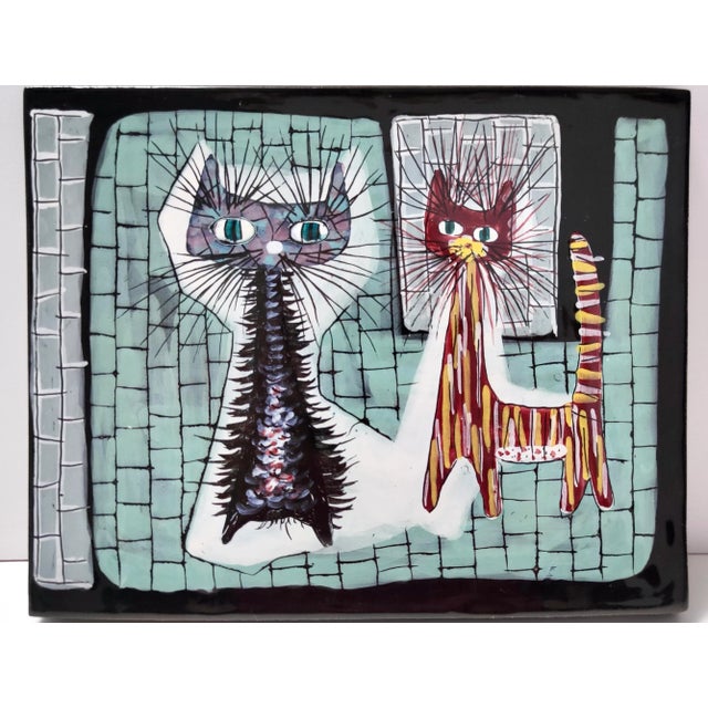 Pyriform Glazed Ceramic Plate by Otello Rosa for San Polo, Italy, 1950s For Sale - Image 14 of 14