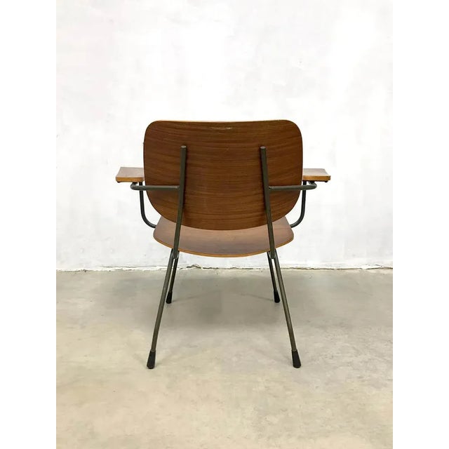 1950s Vintage Plywood Armchair by Tjerk Reijenga for Pilastro For Sale - Image 5 of 7