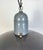 1960s Industrial Grey Enamel Factory Pendant Lamp, 1960s For Sale - Image 5 of 18
