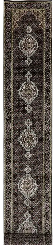 Vintage Handwoven Persian Tabriz Style Runner 2'7" X 20'7"