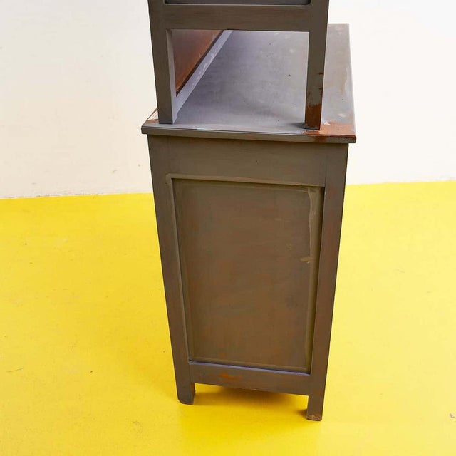Vintage Wooden Display with Cabinets For Sale - Image 12 of 16