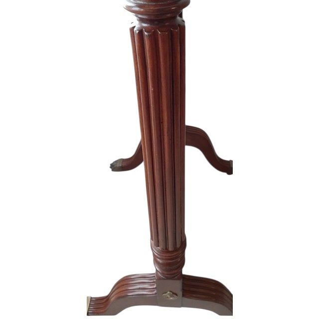 Ethan Allen 18th Century Mahogany Cheval Dressing Mirror Claw Foot Chippendale For Sale In Philadelphia - Image 6 of 16