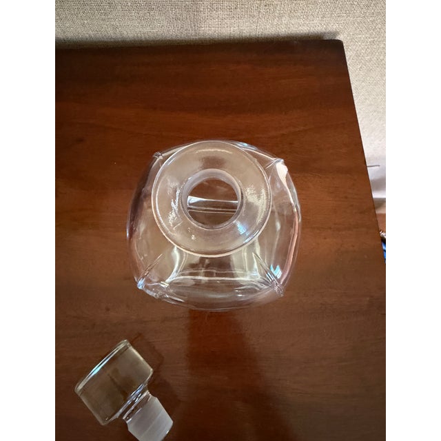 Mid 20th Century Mid 20th Century Crystal Whiskey Decanter With Stopper For Sale - Image 5 of 6