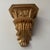 Late 20th Century Vintage Large Gold Ceramic Wall Bracket Shelf For Sale - Image 5 of 9