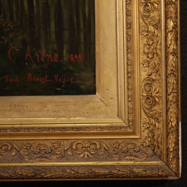 Late 19th Century French Artist, Landscape, 1899, Oil on Canvas For Sale - Image 5 of 16