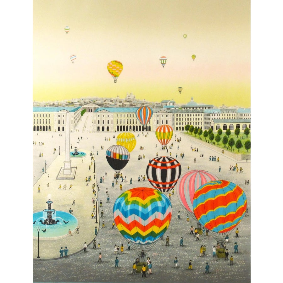 Fanch (Francois Ledan), Les Montgolfieres, Place de la Concorde