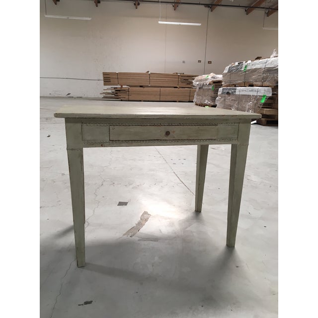 19th C. Painted Gustavian Table Chairish