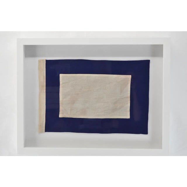 Modern Coastal Wall Decor Letter "P" Framed Wall Art For Sale - Image 3 of 5