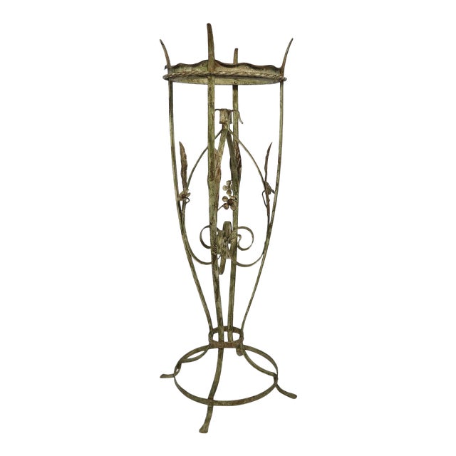Wrought Iron Plant Stand Pedestal After Salterini Chairish
