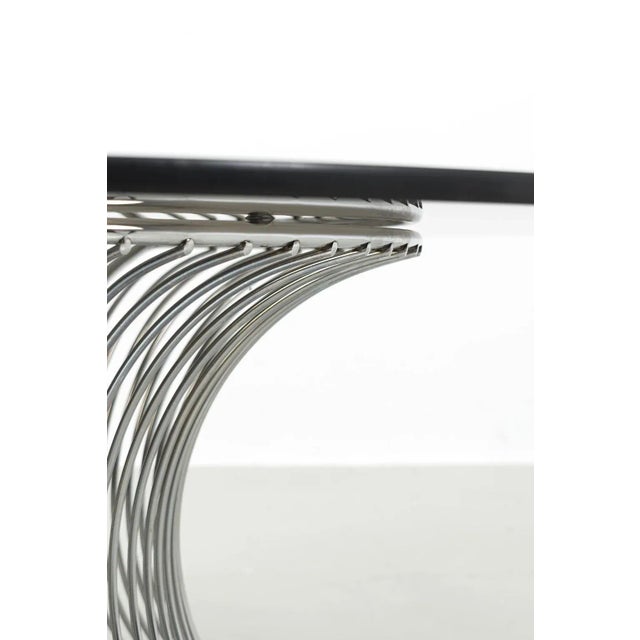 Vintage Wireframe Coffee Table For Sale - Image 5 of 10