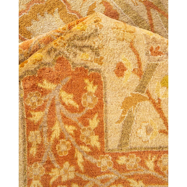 Textile Mogul, One-of-a-Kind Hand-Knotted Area Rug - Yellow, 8' 1" x 10' 3" For Sale - Image 7 of 8