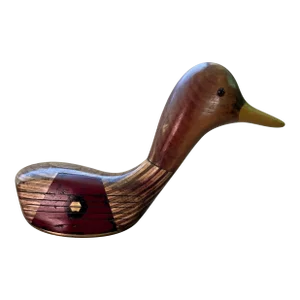 1950s Royal 5 Wood Club Duck Decoy Paper Weight